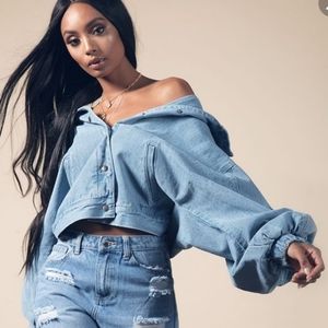 Fashion Nova trixie denim jacket
